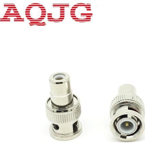 5x BNC Male to RCA Female Coax Cable Connector Adapter Coupler for CCTV Camera AQJG
