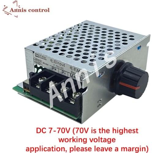 PWM DC Motor Speed Regulator 12V24V60V70V 30A Speed Regulation LED Control Switch Module Motor Speed Regulator Voltage Regulator