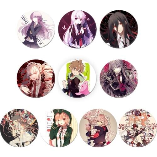 Anime Monokuma Danganronpa Badges Cartoon Figures Brooch