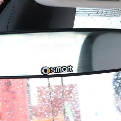 Car Sticker For Smart Metal Logo Aluminum Emblem For Smart Fortwo Forfour 453 451 450 Crossblade City Cabrio City-Coupe Roadster