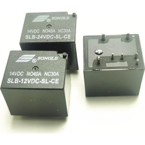 20PCS/lot Automotive relays SLB-12VDC-SL-CE SLB-24VDC-SL-CE 40A14VDC 7PIN A set of conversions