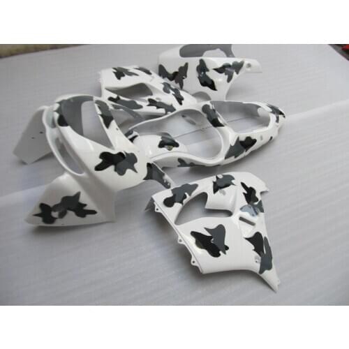 ABS motorcycle parts for Kawasaki ZX 9R 1998 1999 NINJA Fairing kits zx9r 98 99 white black fairings set TR34