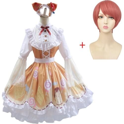 Game Identity V Mechanic Tracy Reznik Cosplay Costume Maid Dress Women Girls Gothic Lolita Dresses Halloween Costumes C85C35