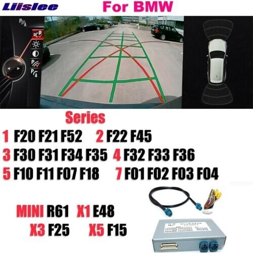 Liislee Reversing Camera Interface Backup Original Monitor Upgrade For BMW 1 2 3 4 5 7 MINI X1 X3 X5 CIC