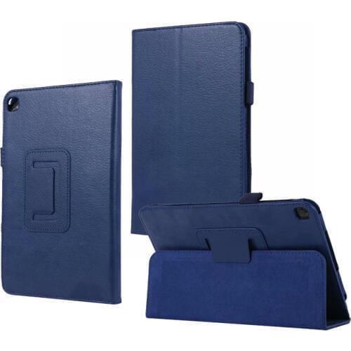 Litchi Folio PU Cover For Samsung Galaxy Tab A 8.0 2019 SM-T290 T295 Stand Tablet Case 200PCS/Lot