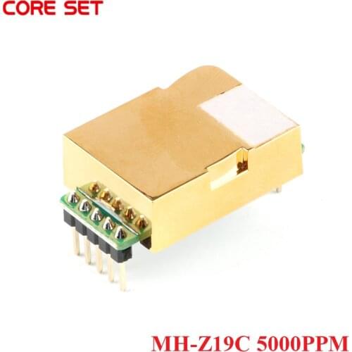 MH-Z19C Carbon Dioxide Gas Sensor Module With Pin Air Quality Monitoring CO2 Detection Sensor Module UART PWM Output 400-5000PPM