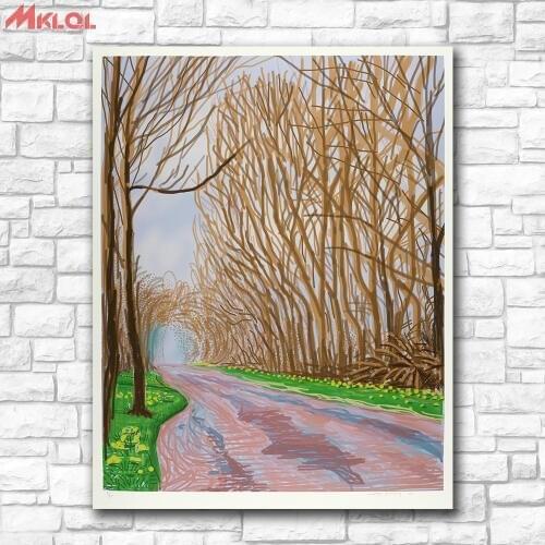Fashion Oil Painting THE ARRIVAL OF SPRING IN WOLDGATE Home Decor On Canvas Modern Wall Art Canvas Print Poster Canvas Painting