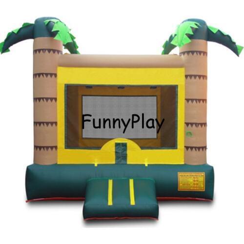 Inflatable jumping castle,palm tree adult moonwalk castles inflatables,bouncy castles house,inflatable backyard bouncers