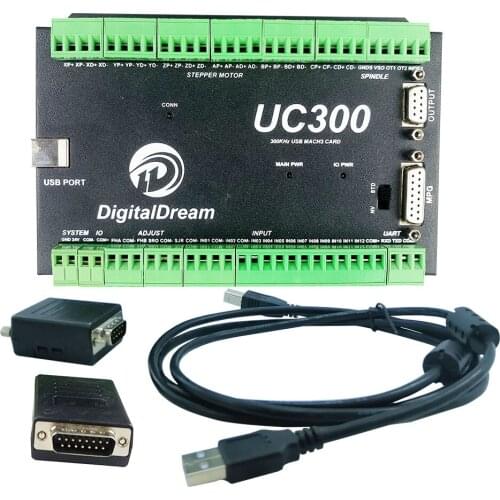Mach3 USB CNC Controller UC300 upgrade 3 / 4 / 5 / 6 Axis motion Control Card for CNC milling machine