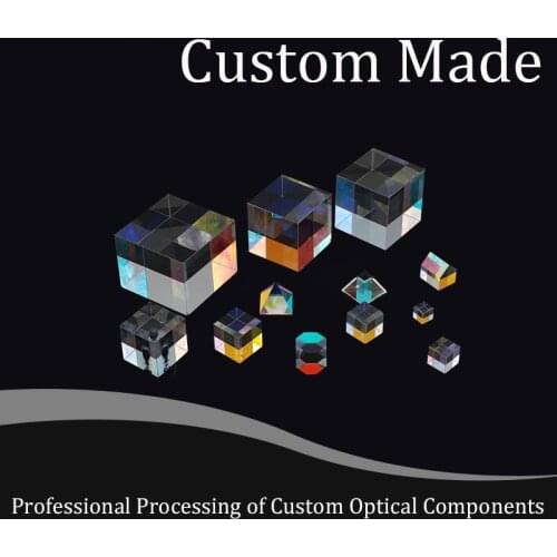 Optical Convex Lens Magnifier K9 Glass Color Prism Support Customization