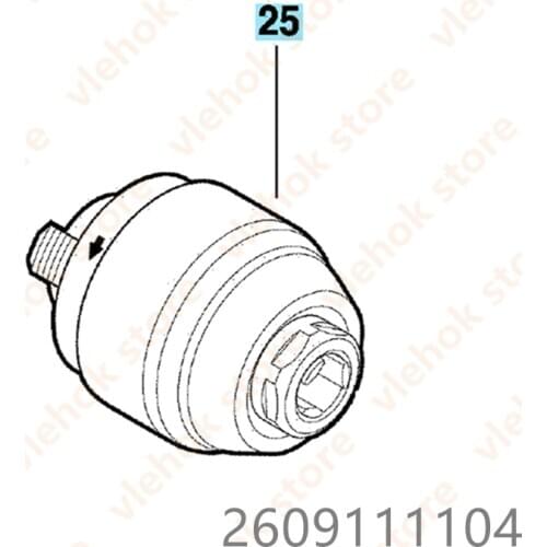 Keyless Chuck for BOSCH GSB14.4VE-2-LI GSR18VE-2-LI GSR14.4VE-2-LI GSB18VE-2-LI 2609111104 Power Tool Accessories Electric tools