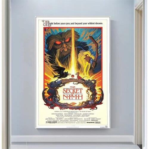 CP1118 The Secret of NIMH (3) Classic Hot Movie Print Silk Fabric Poster Indoor Wall Art Decor Gift