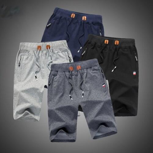 2021 Men Shorts Summer Solid Mens Casual Shorts Beach Boardshorts Slim Cotton Male Homme Short Trousers Brand Bermuda Masculina
