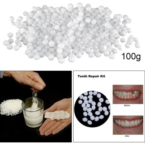 Replacement Thermal Fitting Beads Denture Temporary Tooth Repair Smiling Multi-functional Fake Teeth Fitting Beads
