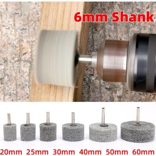 1Pcs 6mm Shank Fiber Nylon Special Mounted Point Grinding Head for Mould Finish Polish Grinder Rotary Tools
