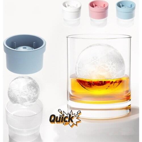 1pc Silicone Ice Ball Maker Cocktail Whiskey Tray Large Ice Molds DIY Round Mould Kitchen Bar Accessories Supplies