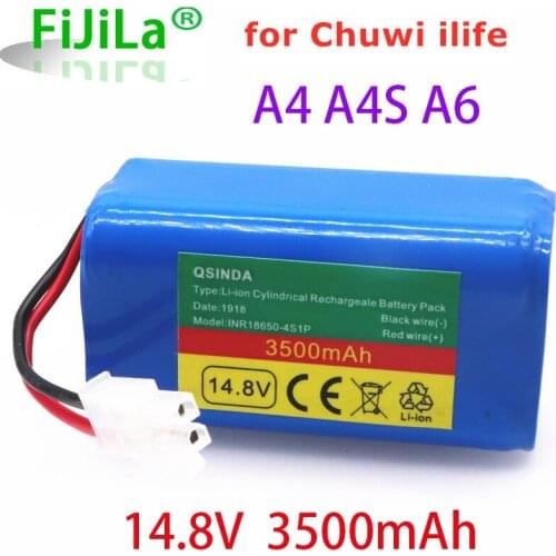 100% Original 14.8V 3500mAh robot Vacuum Cleaner Battery Pack replacement for chuwi ilife v7 V7S Pro Robotic Sweeper
