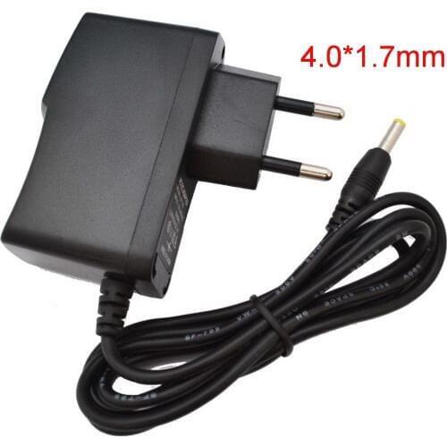 100PCS High quality 5V 2A AC 100V-240V Converter Switching power adapter DC 2000mA Supply EU Plug DC 4.0mm x 1.7mm