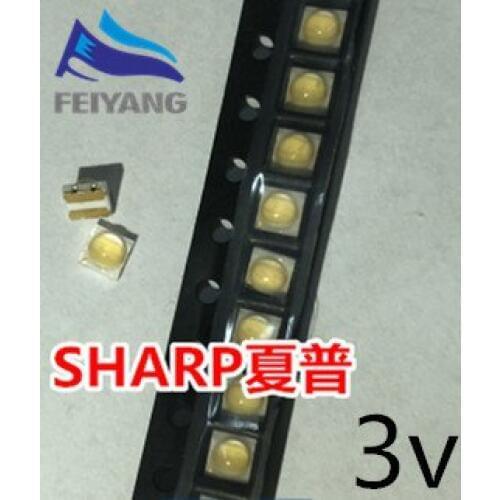 1000pcs LED Backlight Middle Power LED 0.5W 3V 2828 Cool white 43LM GM2BC2ZF2GCM LCD Backlight for TV TV Application For Sharp