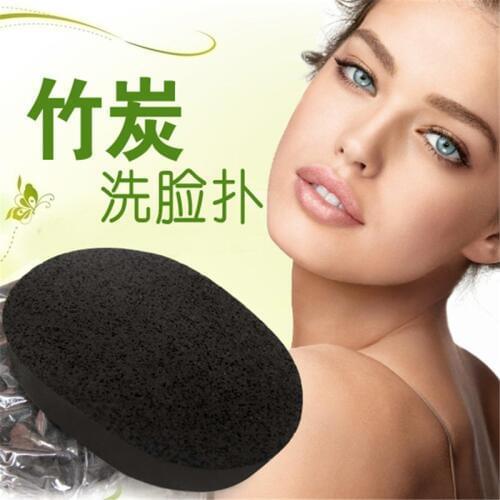 2pcs/lot Makeup sponge Face care Powder puff Atacado maquiagem Bamboo charcoal Fiber Esponjas de maquiagens Beauty sponge