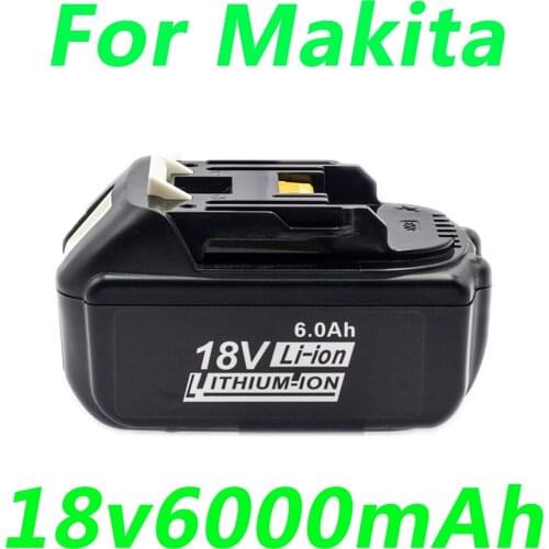 2021 Brand New 18V 6000mAh Lithium Ion Battery Replaces Makita Original BL1840, Compatible with Makita18V BL1850B BL1830B BL1860