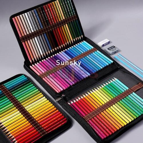 72 color Professional Oil Color Pencil Set Watercolor Drawing colored pencils wood colour coloured pencils kids Hand-Painted Set