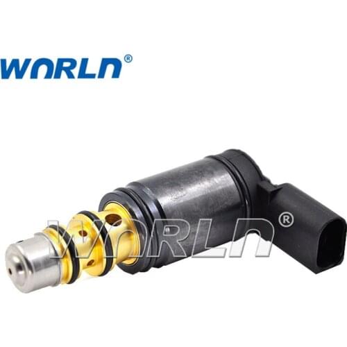 AUTO AC ELECTRIC CONTROL VALVE 6SEU12 7SEU16 COMPRESSOR VALVE FOR Audi forVW Golf Magotan Skoda 1K0820859D 1K0820859M 1K0820859S