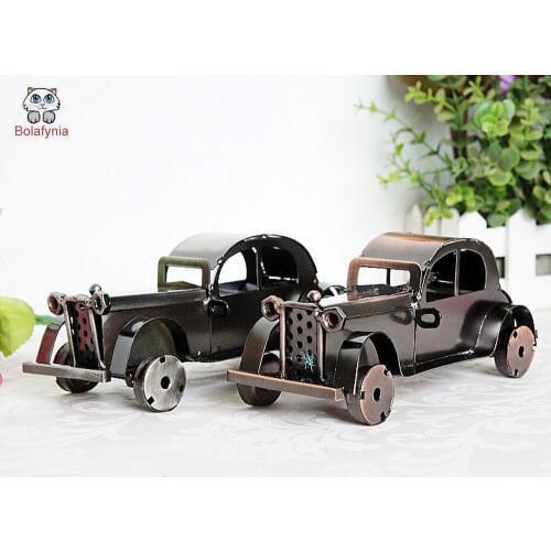 BOLAFYNIA Metal crafts classic cars model toy children toy for Christmas birthday gift crafts