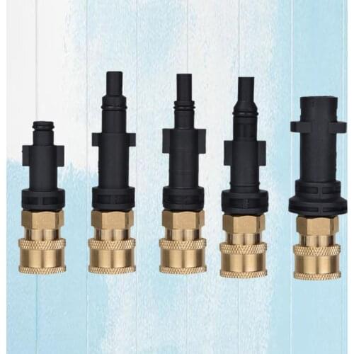 1/4'' Quick Disconnect Washer Hose Adapter Snow Foam Nozzle Outlet Fitting Parts Car Wash Accessories