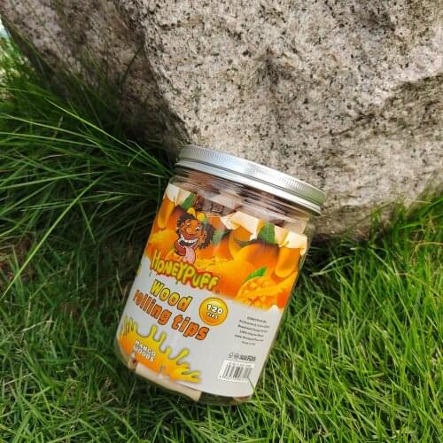 Wood Mouth Tips With Honey Flavor Smoking Wooden Mouth Filter Tip Cigarette Pre Rolled Cone Holder Tobacco Pipe