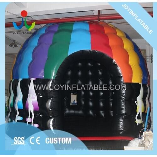 Kids Adults Music Party Disco Dome Bounce House With Light Hook Made of Best Pvc Tarpaulin