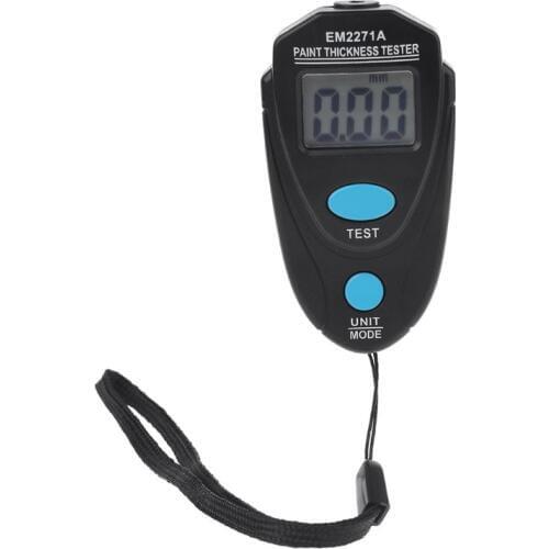 EM2271A Mini LCD Digital Automobile Thickness Gauge Car Paint Tester Display Thickness Coating Meter Testing Instrument