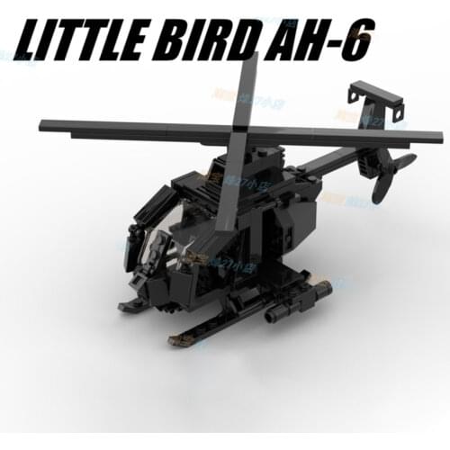 MOC Building Block Maker Military Series Bird Attack Helicopter Assembly Model Childrens Toy DIY Building Blocks Birthday Gift
