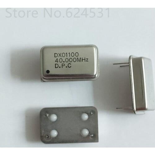 Crystal Oscillator In-line Active Crystal OSC DIP-4 Rectangular Clock Vibration Full Size 40MHZ 40.000MHZ 5pcs