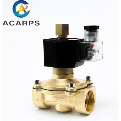3/4" Brass Waterproof Solenoid Valve IP65 Normally Open Switch Valve Water Valve 220V 110V 24V 12V