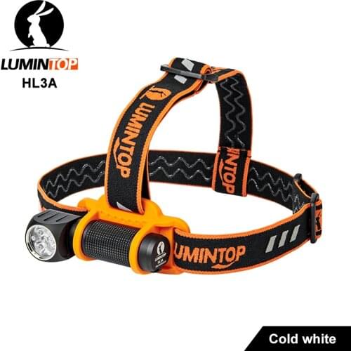 Lumintop HL3A 18650 mini flashlight 90 degree corner 2800 lumens Anduril firmware headlight with magnetic tail
