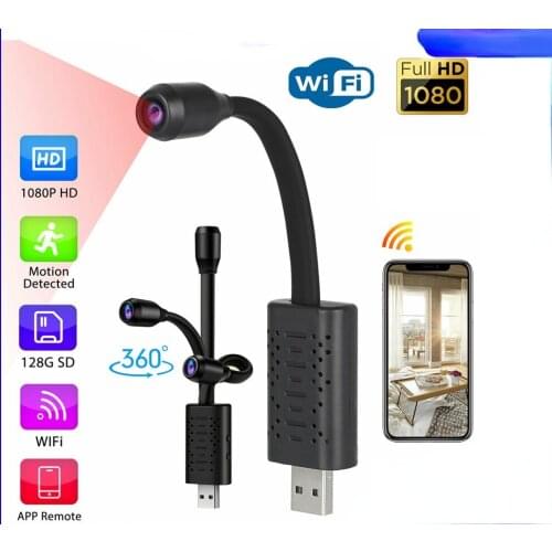 Hd 1080P Smart Mini Wifi Usb Camera Draagbare Real-Time Beveiliging Camcorder Remote Monitoring Record Motion Detection Mini cam