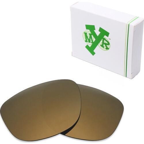 Mryok Anti-Scratch POLARIZED Replacement Lenses for-Oakley Holbrook R OO9377 Sunglasses Bronze Gold