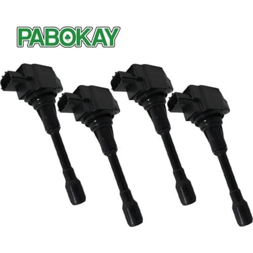 New 4 Pieces x Ignition Coil C1838 / UF708 224481KT0A, 22448-1KT0A, E39, CUC16, C500, E1208, 5C1895, 2505