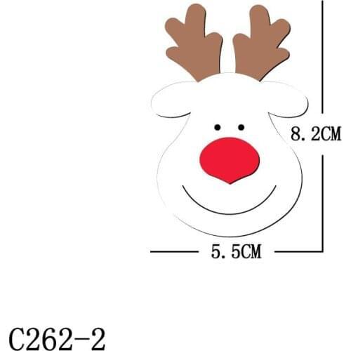 New Christmas deer Wooden die Scrapbooking C262-2 Cutting Dies Multiple sizes