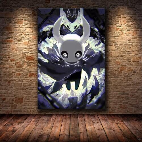 Hollow Knight The Game Poster Decoration Painting of The on HD Canvas Canvas Painting of Hallownest Poster Wall Art Canvas