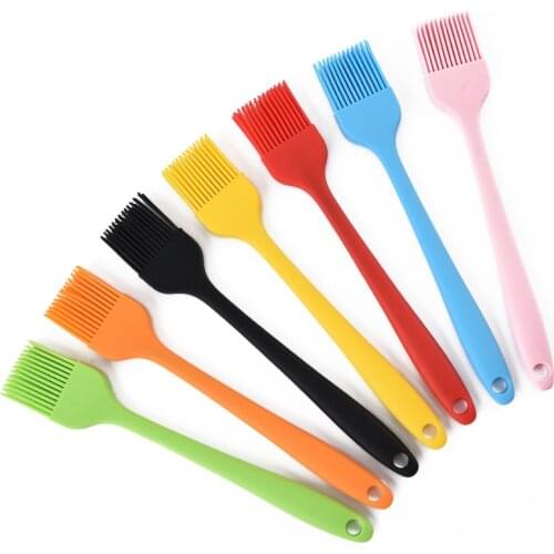 Cake Baking Brush Home DIY Silicone Tools Eco-friendly Bread Oil Cream Cooking Basting Brush Silicon Kitchen Barbecue brush