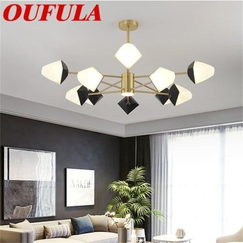 Hongcui Modern Chandeliers Pendant Brass Light Contemporary Home Creative Decoration Suitable Fo Living Room Dining Room Bedroom