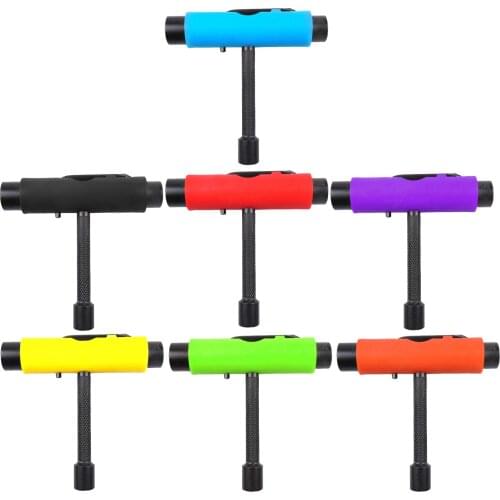 All-In-One Skate Tools Multi-functional Portable Skateboard T Wrench L-type Allen Key Phillips Head Wrench Screwdriver