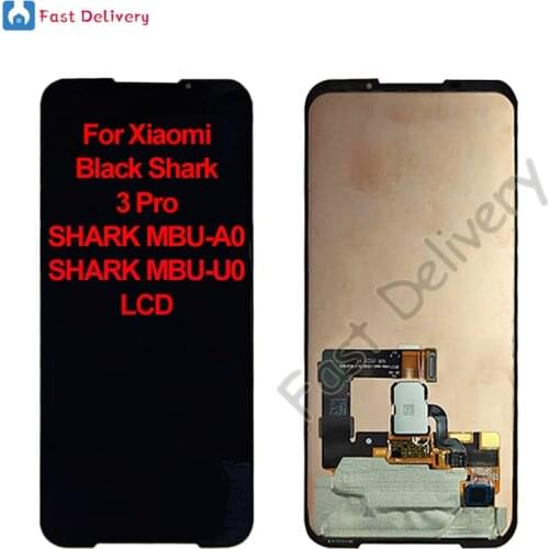 For Xiaomi Black Shark 3 Pro LCD Display Touch Panel Screen Digitizer Assembly For Xiaomi SHARK MBU-A0 MBU-U0 lcd Replacement