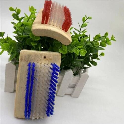 Shoe Brush, Cleaning Buffing Bristle Swayed Small Complete Wooden Natural Large Refreshed Way Jacket Shine Nubuck Sneakers 1Pcs