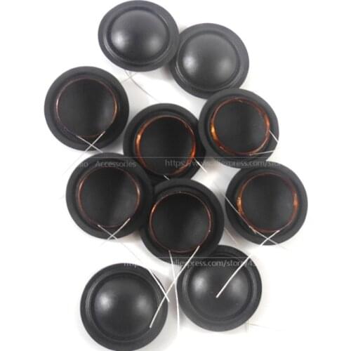 10pcs 25.4mm Tweeter Voice Coil Silk Diaphragm Drive 25.5core KSV Treble Speaker Repair DIY 6ohm 8ohm