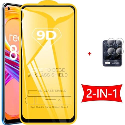 2-in-1, tempered glass for realmi 8 glass realme 8 pro realme8 camera protection realme-8 realmi 8pro screen protector realme 8