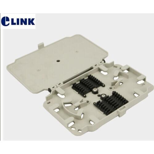 20pcs 12core fiber splice tray for ftth cable termination box Fiber Opitc Flexible Cable Plastic Splice Tray ABS black fusion