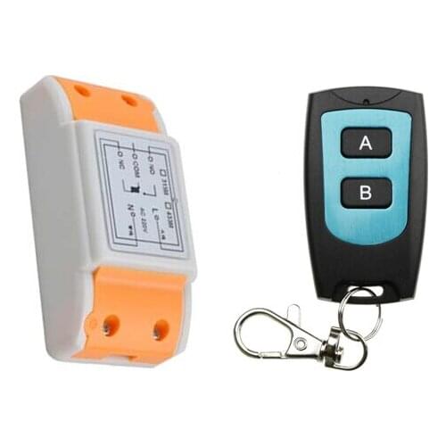 2016 new 220 v 1 ch wireless remote control switch 1 piece receiver +1 piece transmitter 50m